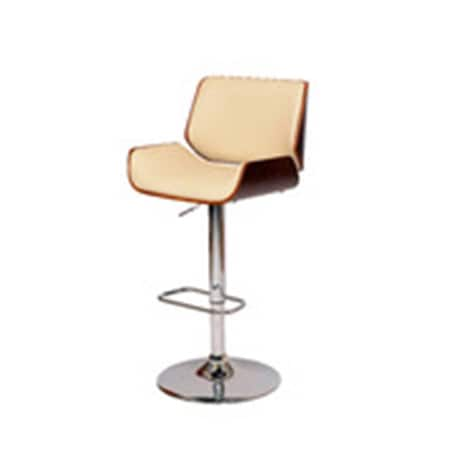 Armen Art Furniture London Swivel Barstool In Cream Pu